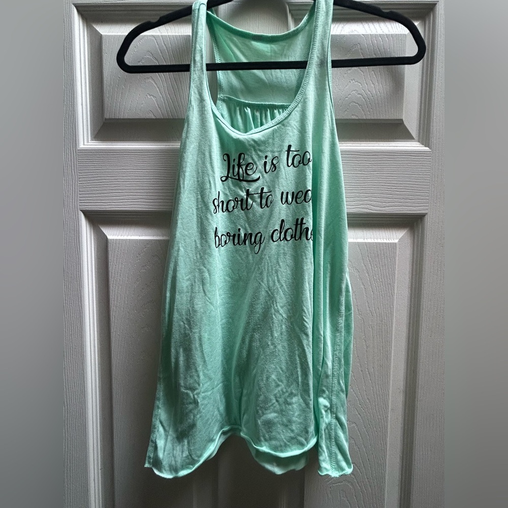 Constantly Varied Gear Light Green Tank Top